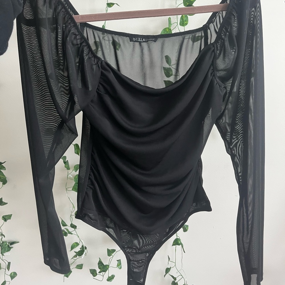 Stella Luce- Mesh see through bodysuit